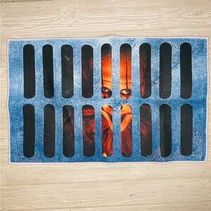 Pennywise the dancing clown sewer rug / bath mat spooky Halloween decoration